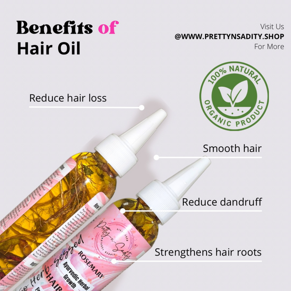 Ayurvedic Rosemary Herbal Hair Growth Oil