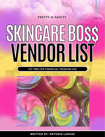 SKINCARE Vendor List